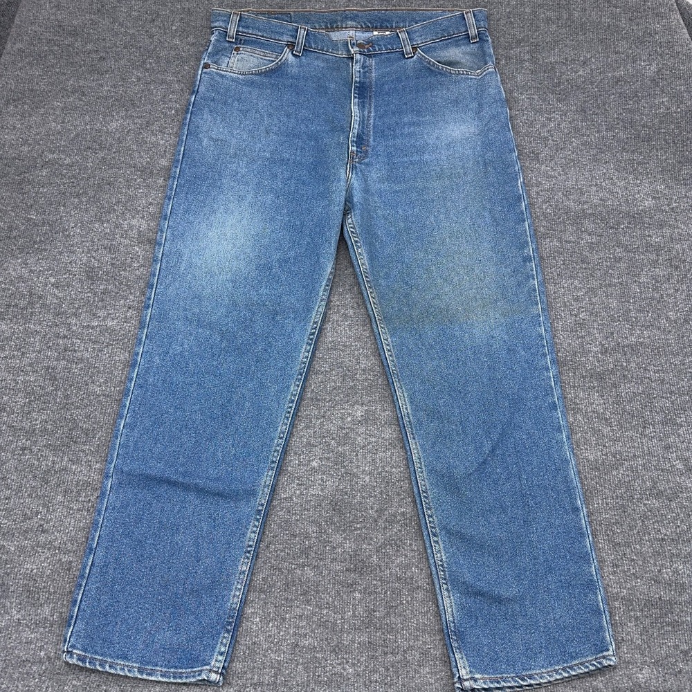 Vintage 90s Levi's 540 Jeans Mens 40X29 Blue Flex Denim Straight Leg Made in USA